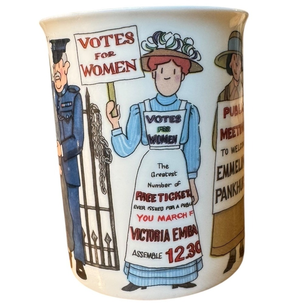 Alison Gardiner Fine Bone China‎ Mug Hand Made in England Dishwasher Safe - Picture 2 of 6